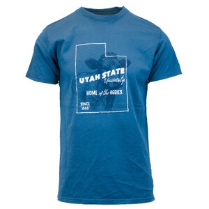 Home of the Aggies Cow Silhouette T-Shirt